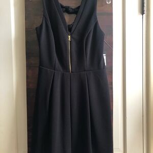 Guess Elegant Black Dress with Gold Accent